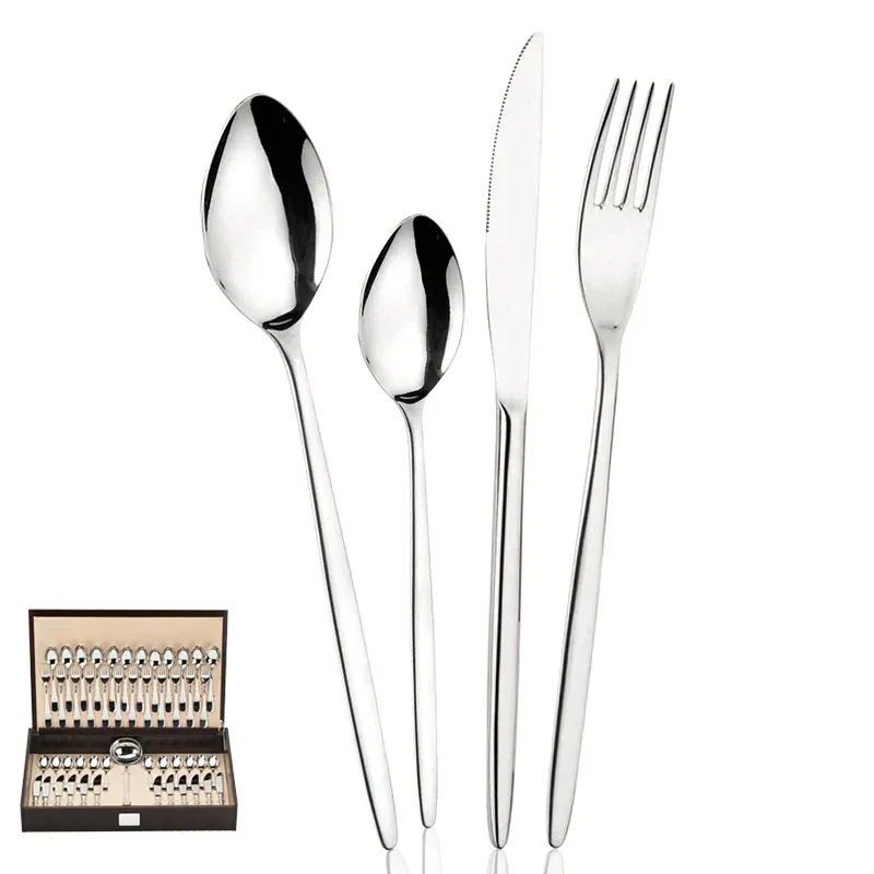 Pintinox Olivia Servizio Posate In Acciaio Inox - Set 49 Pz Più Venduto