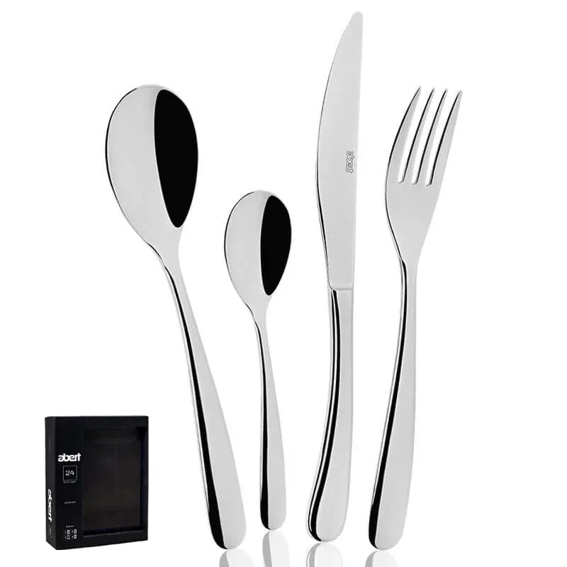 A Buon Prezzo Abert Clever Servizio Posate In Acciaio Inox - Set 24 Pz