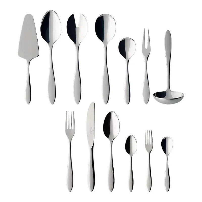 Ultimissimo Modello Villeroy & Boch Arthur Servizio Posate In Acciaio Inox - Set 68 Pz