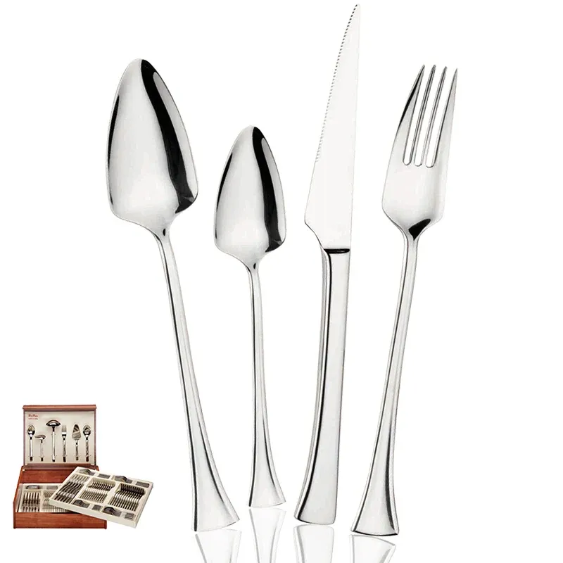 Subito Disponibile Pintinox Liberty Servizio Posate In Acciaio Inox - Set 126 Pz