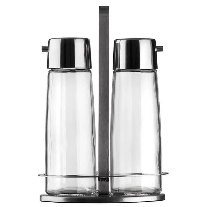 Pintinox Taste Set Olio e Aceto In Acciaio Inox - Vetro - Set 2 Pz Spedizione Espresso