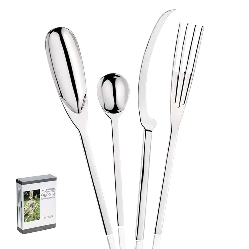 Pintinox Agricola Servizio Posate In Acciaio Inox - Set 24 Pz Occasione Imperdibile