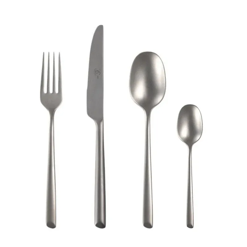 Le Coq Kallipolis Servizio Posate In Acciaio Inox - Set 24 Pz Pagamento Sicuro