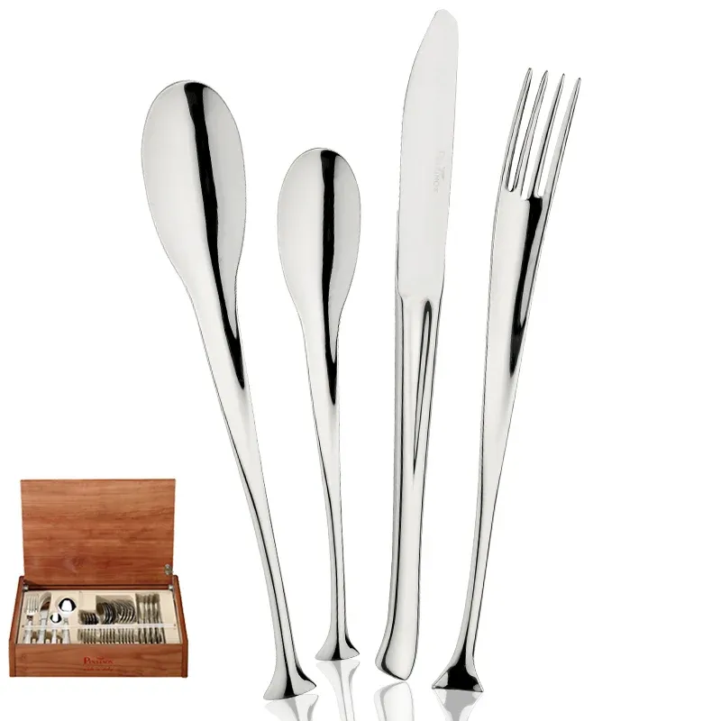 Pintinox Dolphin Servizio Posate In Acciaio Inox - Set 24 Pz Direttamente Dal Produttore