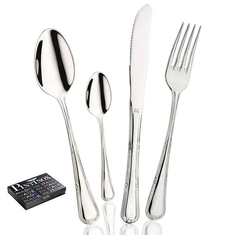 Pintinox Valencia Servizio Posate In Acciaio Inox - Set 49 Pz Promo Stagionale
