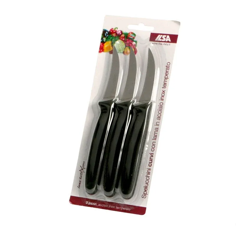 Ilsa TuttiXUno Coltello Spelucchino In Acciaio Inox - Set 3 Pz Occasione