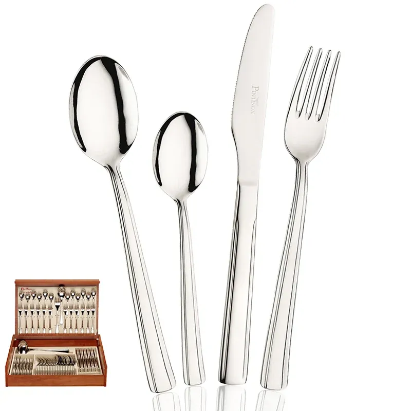 Occasione Imperdibile Pintinox Aida Servizio Posate In Acciaio Inox - Set 75 Pz