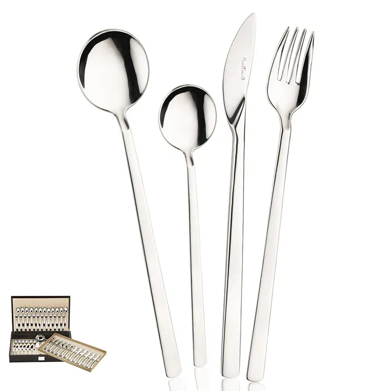 Di Tendenza Pintinox Tecna Servizio Posate In Acciaio Inox - Set 75 Pz