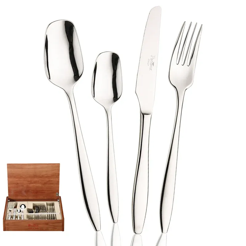 Pintinox Trend Servizio Posate In Acciaio Inox - Set 24 Pz Solo Oggi