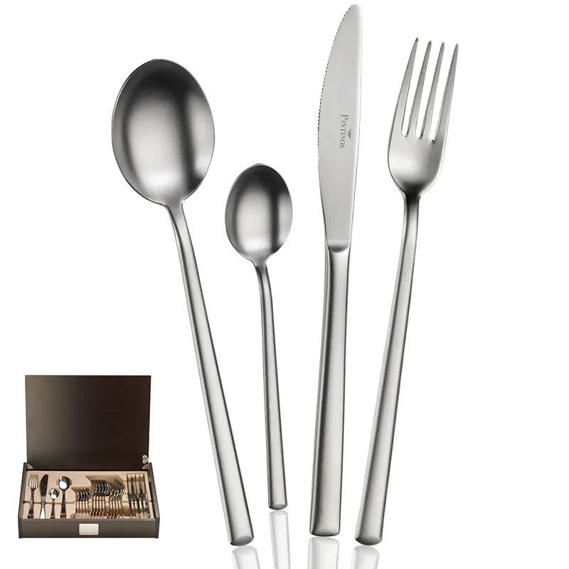 Di Tendenza Pintinox Synthesis Servizio Posate In Acciaio Inox - Set 24 Pz