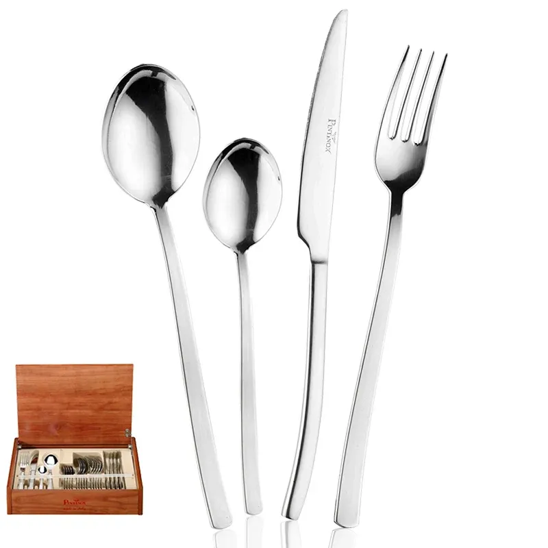 Compra Oggi Stesso Pintinox Wave Servizio Posate In Acciaio Inox - Set 24 Pz