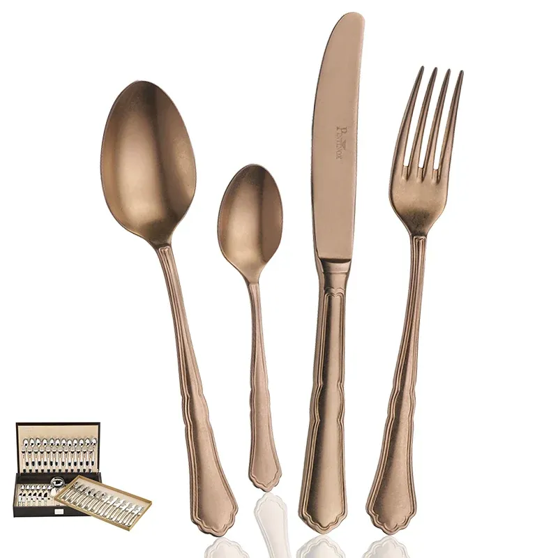 Pintinox Settecento Servizio Posate In Acciaio Inox - Set 75 Pz Promozione Esclusiva