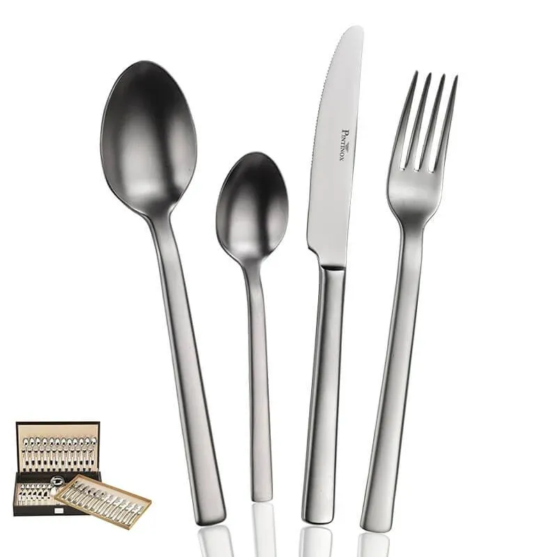 Occasione Pintinox Millenium Servizio Posate In Acciaio Inox - Set 75 Pz