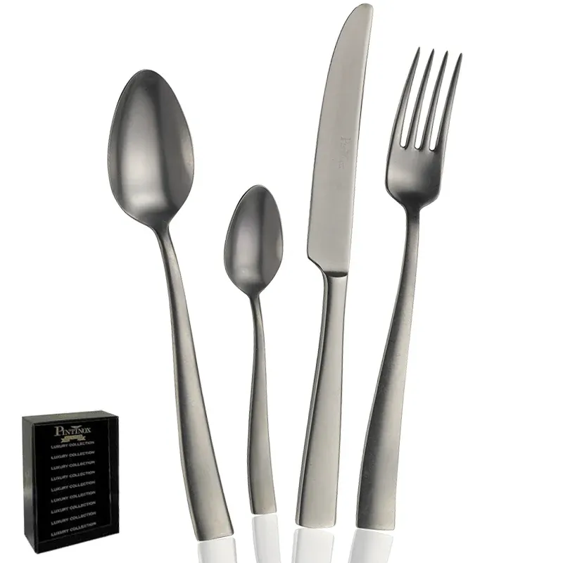 Scelto Dai Clienti Pintinox Palace Servizio Posate In Acciaio Inox - Set 24 Pz