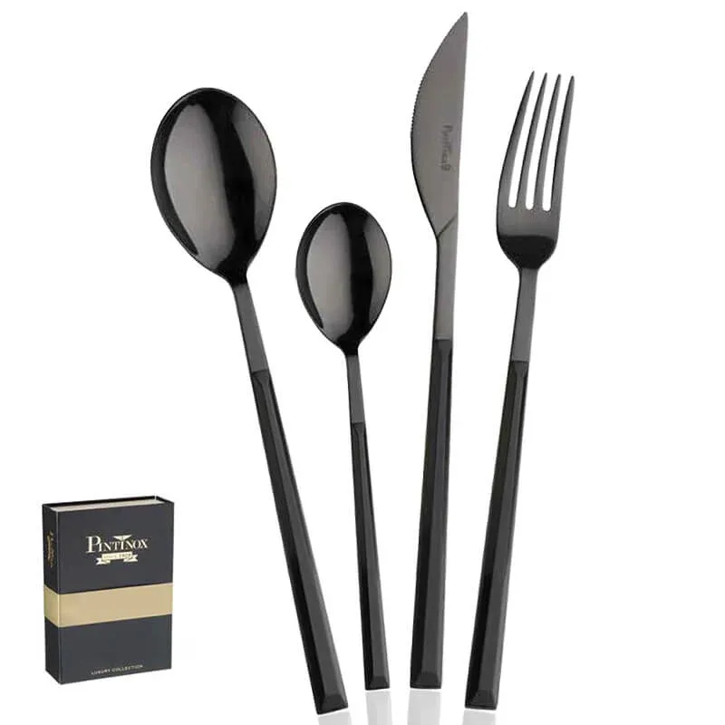 Pintinox Sushi Anniversary Servizio Posate In Acciaio Inox - ABS - Set 24 Pz Novità