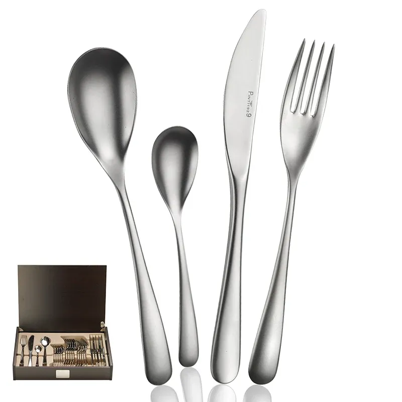 Pintinox Swing Servizio Posate In Acciaio Inox - Set 24 Pz Reso Gratuito