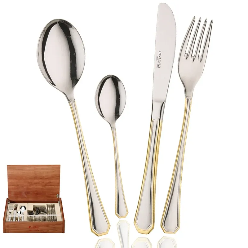 Pintinox America Servizio Posate In Acciaio Inox - Set 24 Pz Quantità Limitata