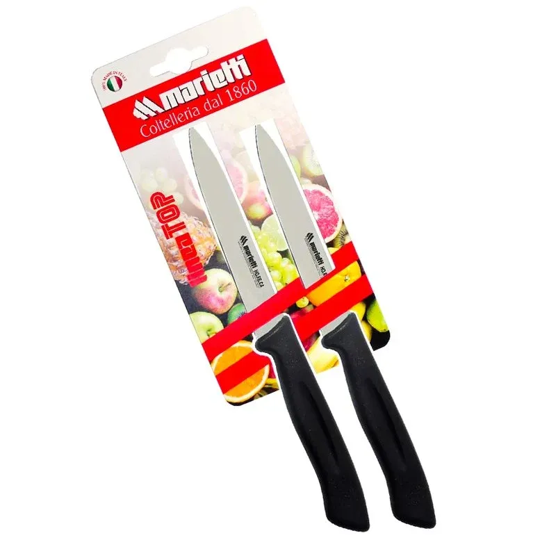 Marietti Top Coltello Bistecca In Acciaio Inox - Set 2 Pz Occasione Imperdibile