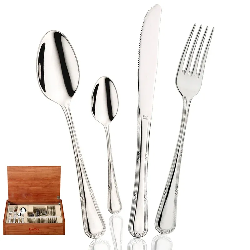 Pintinox Valencia Servizio Posate In Acciaio Inox - Set 24 Pz A Buon Prezzo