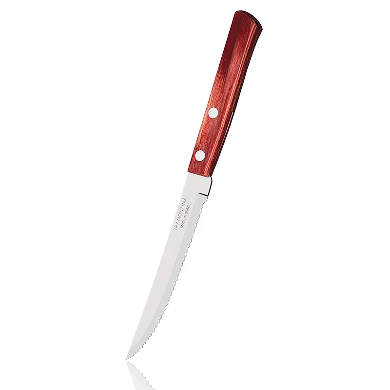 Pagamento Sicuro Tramontina Tradicional Coltello Bistecca In Acciaio Inox - Poliwood - Set 6 Pz