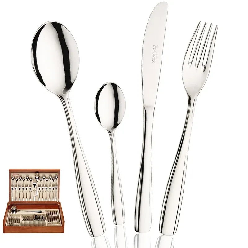 Vendita Finale Pintinox Australia 2 Servizio Posate In Acciaio Inox - Set 75 Pz