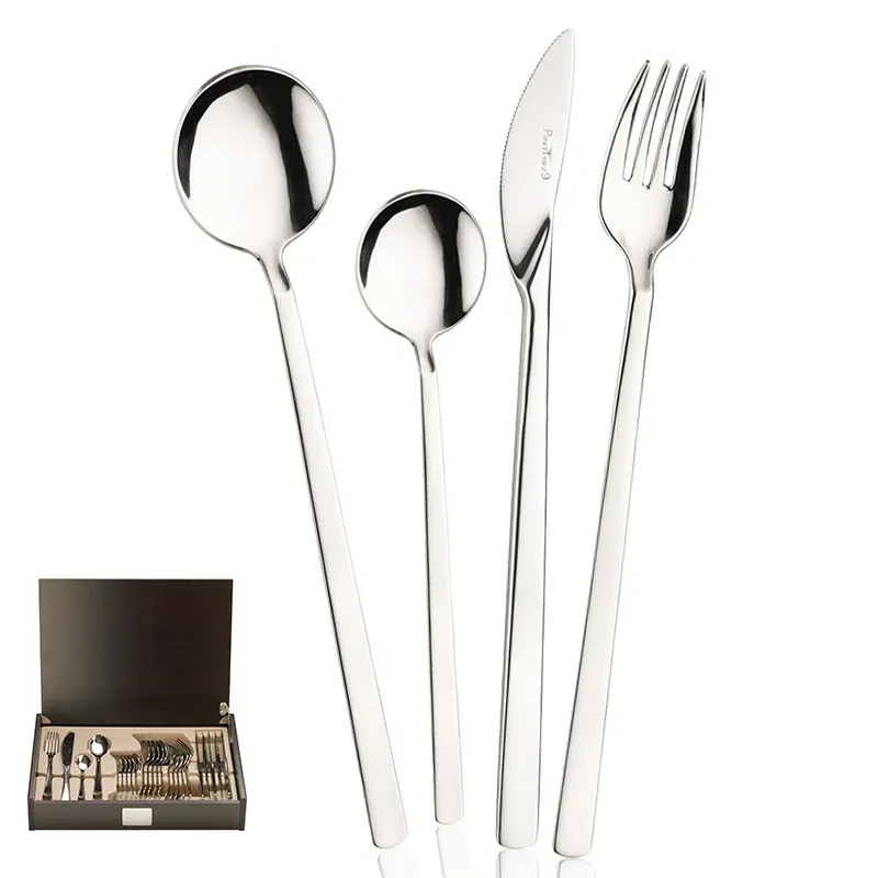 Ultime Pezzi Pintinox Tecna Servizio Posate In Acciaio Inox - Set 24 Pz