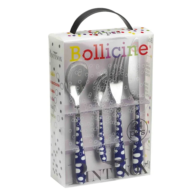 Acquista Ora Pintinox Bollicine Servizio Posate In Acciaio Inox - Set 24 Pz