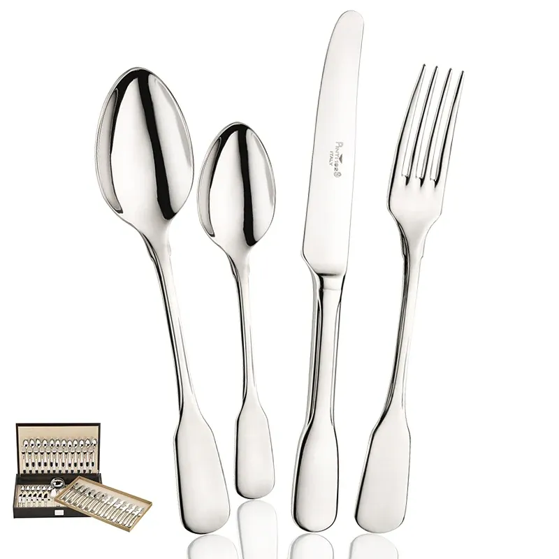 Pintinox Spaten Servizio Posate In Acciaio Inox - Set 75 Pz Quantità Limitata