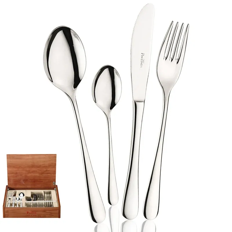 Promozione Pintinox Hotel Servizio Posate In Acciaio Inox - Set 24 Pz