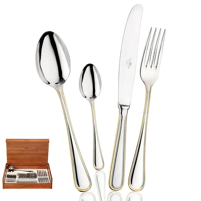 Novità Pintinox Sirio Servizio Posate In Acciaio Inox - Set 49 Pz