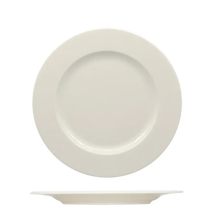 27 cm - Ariane Prime Piatto Piano In Porcellana - Set 12 Pz Prezzo Ridotto