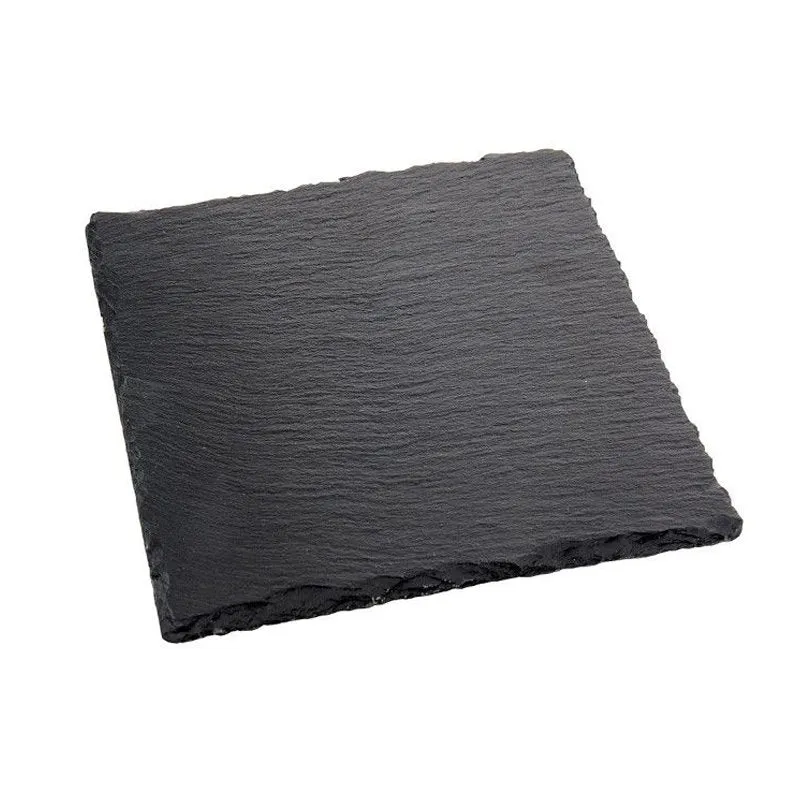 30x30 cm - Ilsa Piatto Piano In Ardesia - Set 6 Pz Offerta