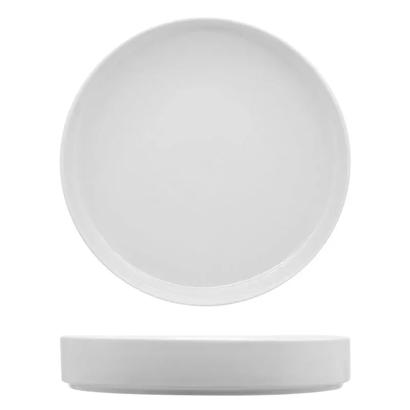 22.8 cm - Lioness Justwhite Piatto Fondo In Porcellana - Set 4 Pz Compra Online
