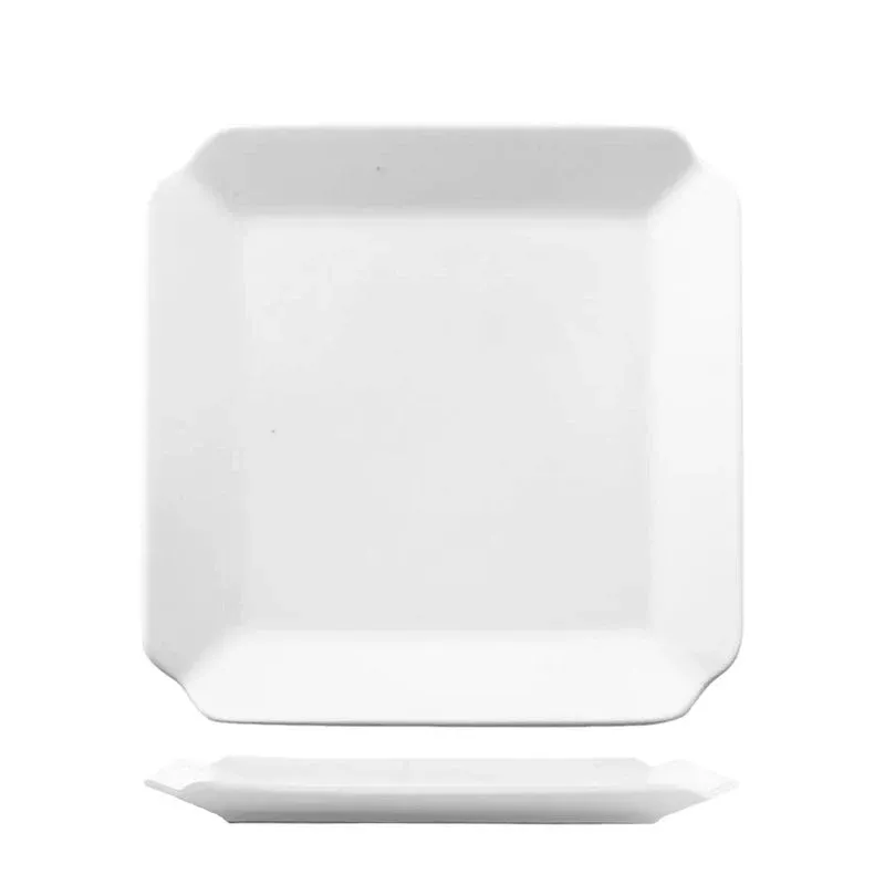 Prezzo Basso 15x15 cm - Gural Porselen Napoli Piatto Piano In Porcellana - Set 6 Pz