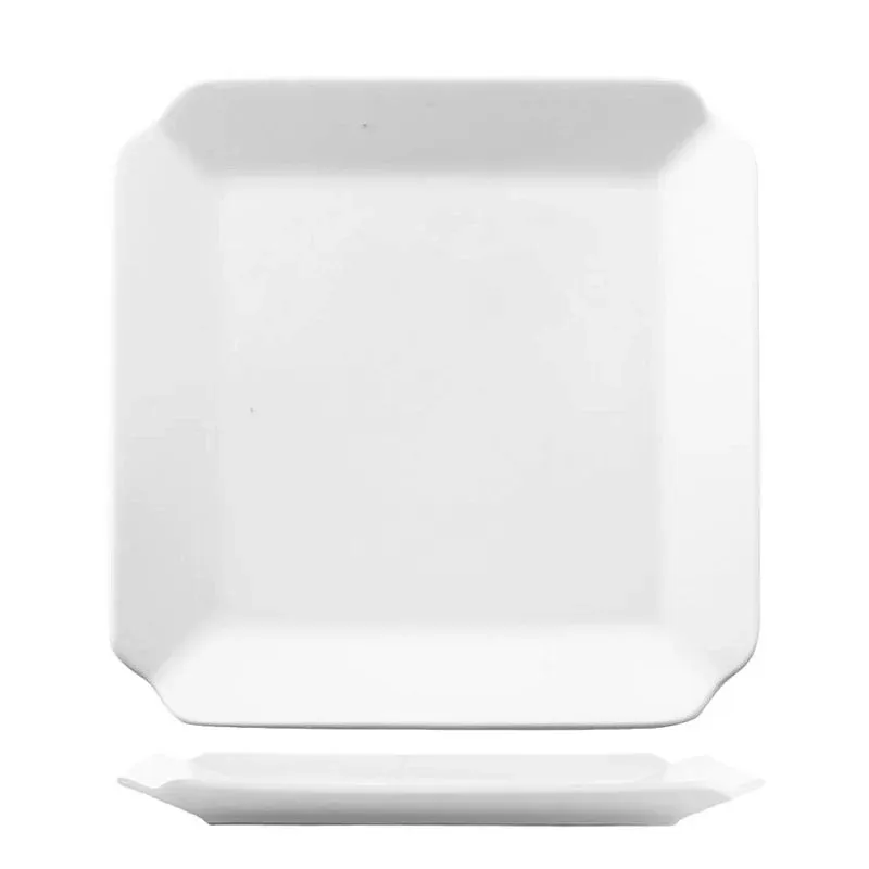 Offerta Del Giorno 30x30 cm - Gural Porselen Napoli Piatto Piano In Porcellana - Set 6 Pz