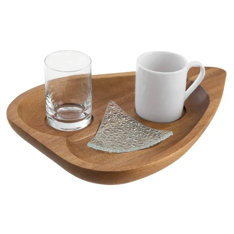 Occasione Imperdibile 25x18.7 cm - Paderno Happy Hour Set Caffe Con Bicchiere e Tazzina