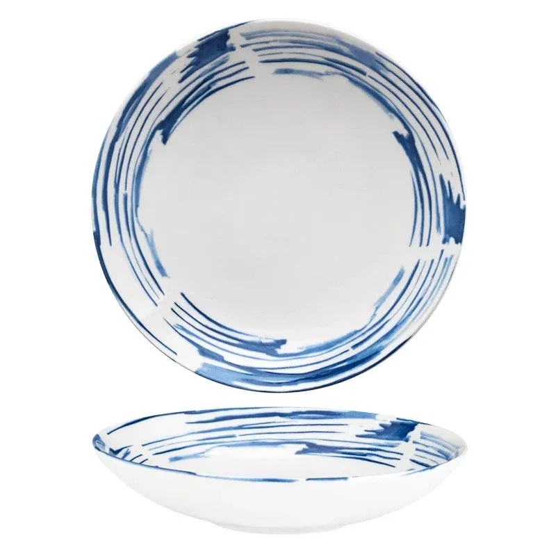 25 cm - Tognana Seaside Piatto Fondo In Porcellana - Set 6 Pz Affare