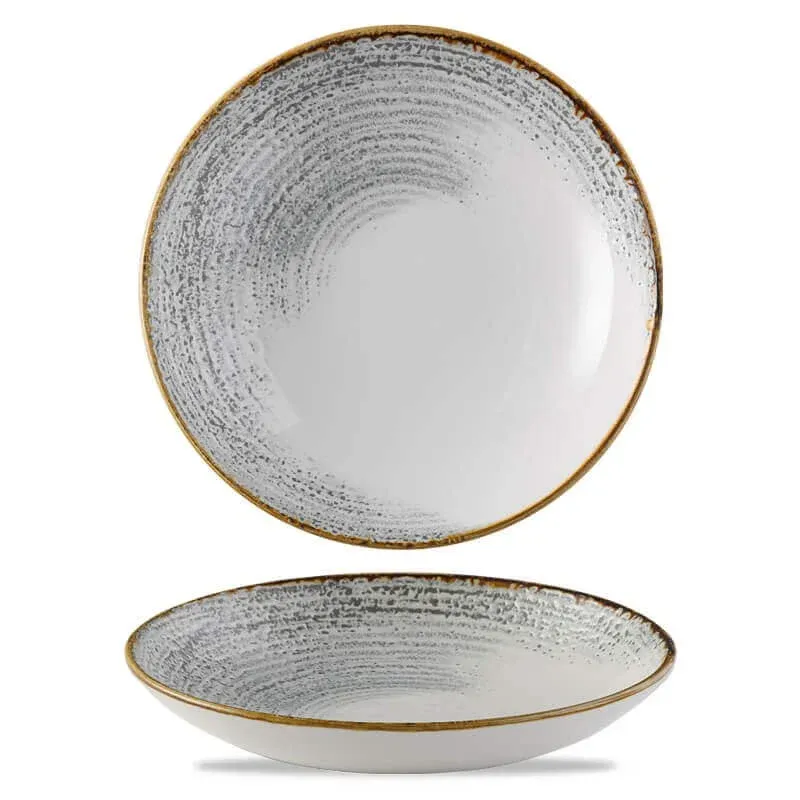 Spedito Oggi 24.8 cm - Churchill Studio Prints Homespun Piatto Fondo In Porcellana Vetrificata