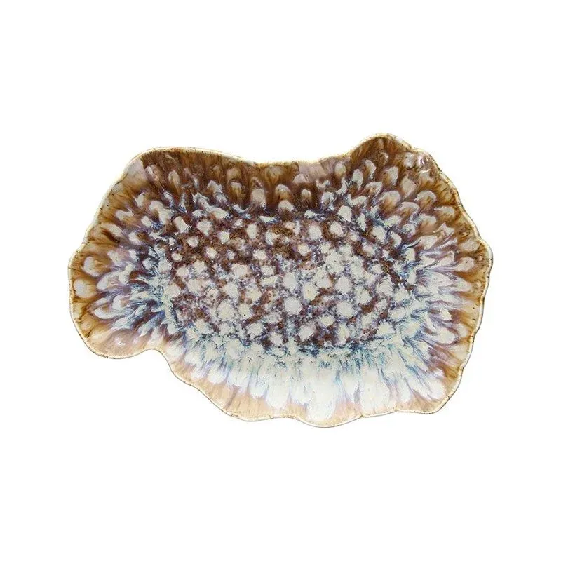 Occasione Imperdibile 30x20 cm - Tognana Reef Piatto Vassoio Rettangolare In Porcellana - Set 6 Pz