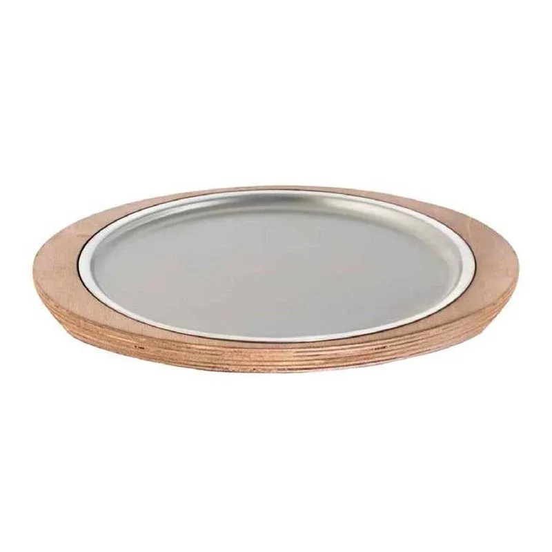 38x34 cm - Abert Celsius Piatto Presentazione Con Support In Legno Saldi