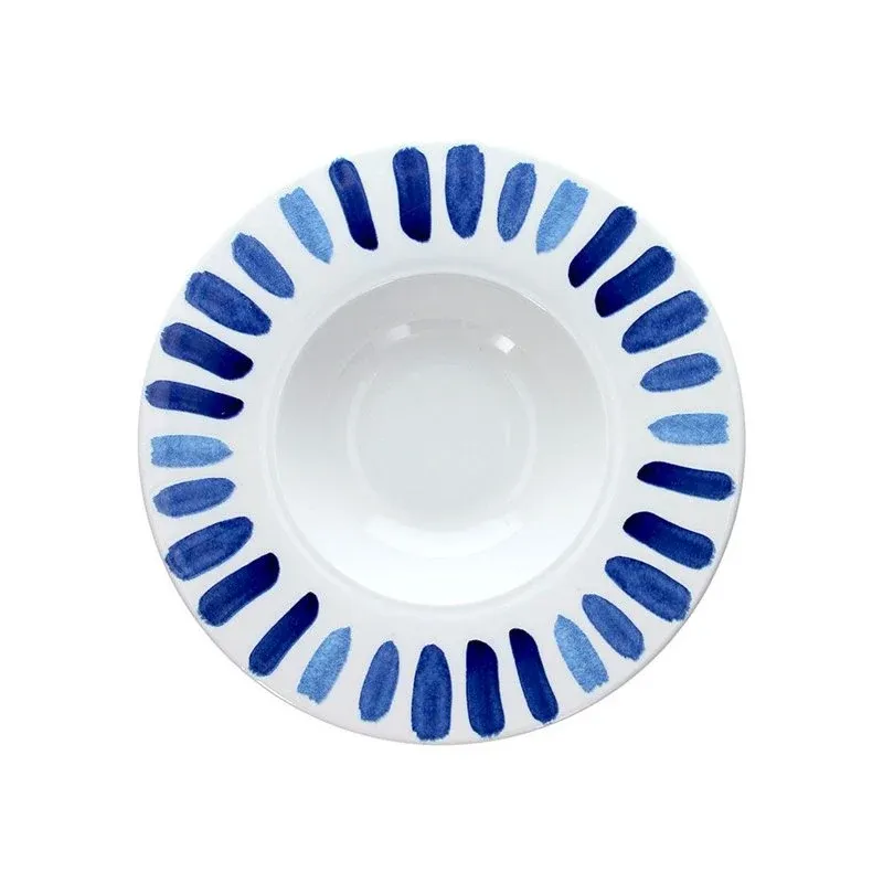 28 cm - Tognana Panarea Piatto Pasta In Porcellana - Set 6 Pz Promozione