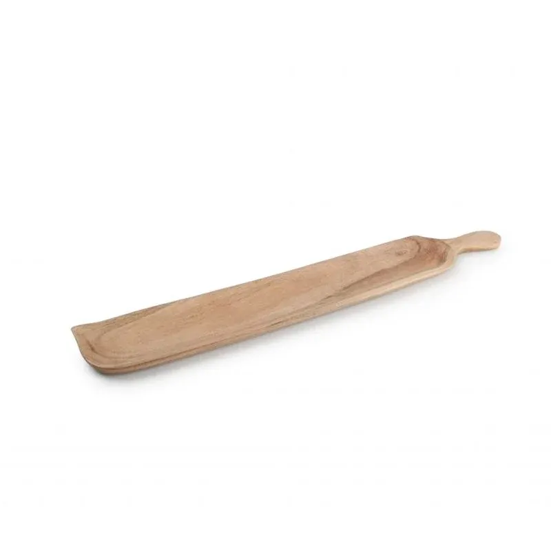 50x7 cm - Wood & Food Vassoio Rettangolare Con Manico In Legno Saldi