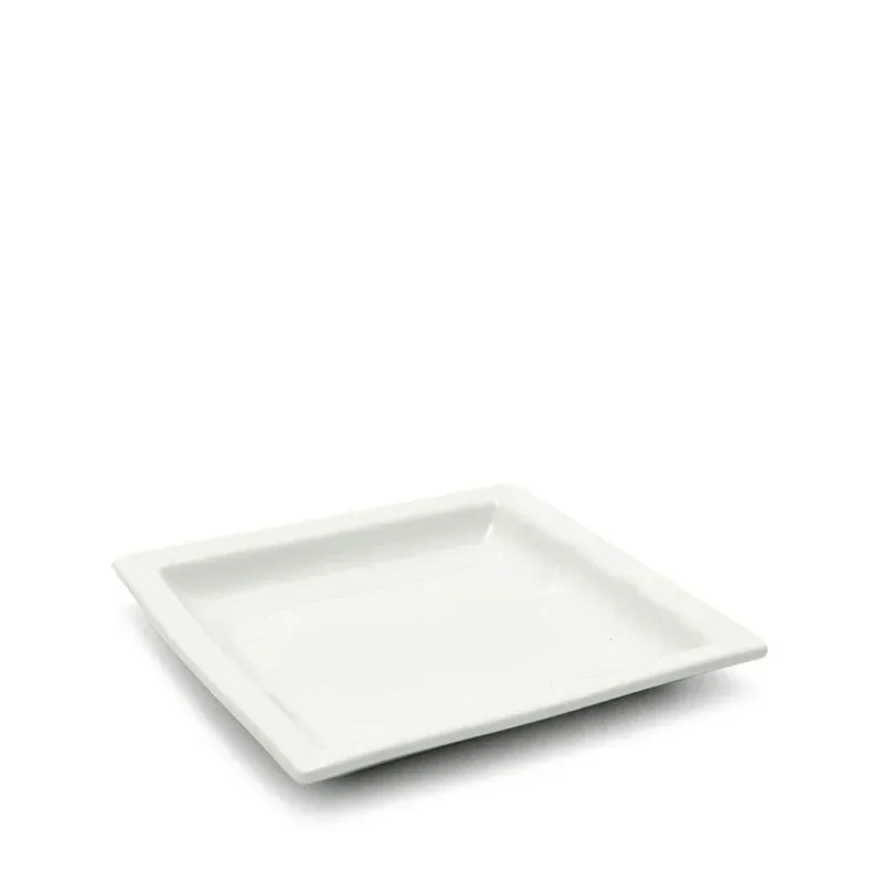 Più Venduto 10x10 cm - Lioness Justwhite Piatto Piano In Porcellana - Set 6 Pz