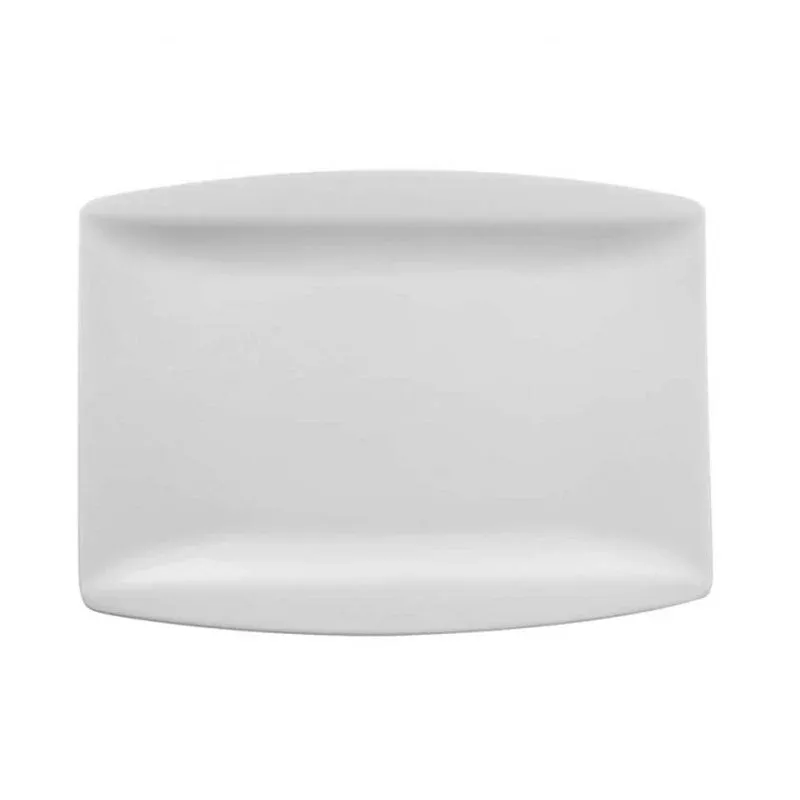 Offerta Speciale 30x22 cm - Gural Porselen Napoli Piatto Vassoio Rettangolare In Porcellana