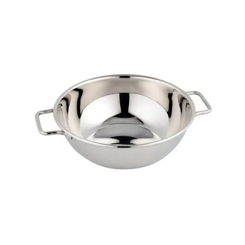 Occasione Imperdibile 14 cm - Ilsa Monoporzione Mini Wok In Acciaio Inox