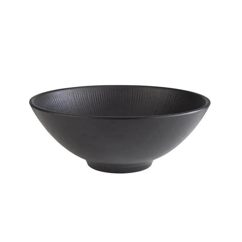 24 cm - Aps Nero Coppa In Melamina - Set 6 Pz Saldi