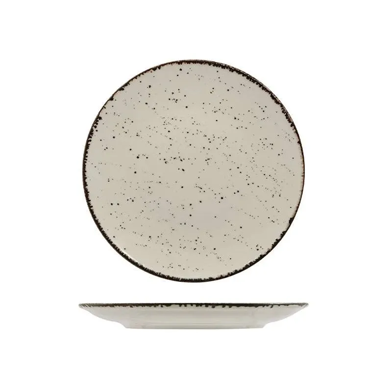 27 cm - Lioness Cromya Cream Piatto Fondo In Porcellana Soddisfatti O Rimborsati