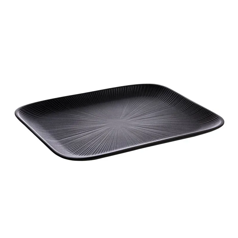 Novità 32.5x26.5 cm - Aps Nero Vassoio In Melamina