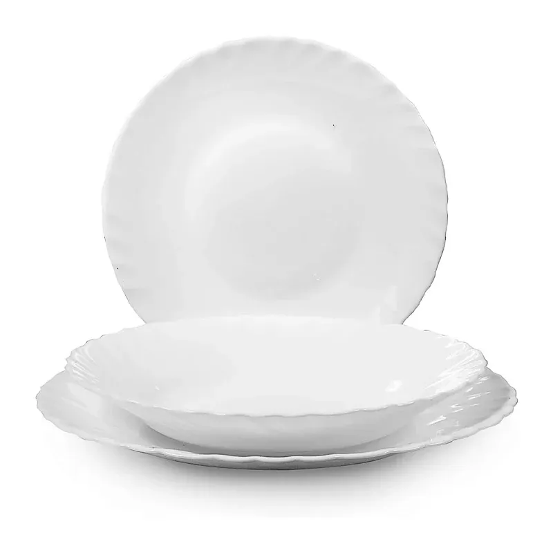 Offerta Limitata Bormioli Rocco Prima Servizio Piatti In Vetro - Set 18 Pz