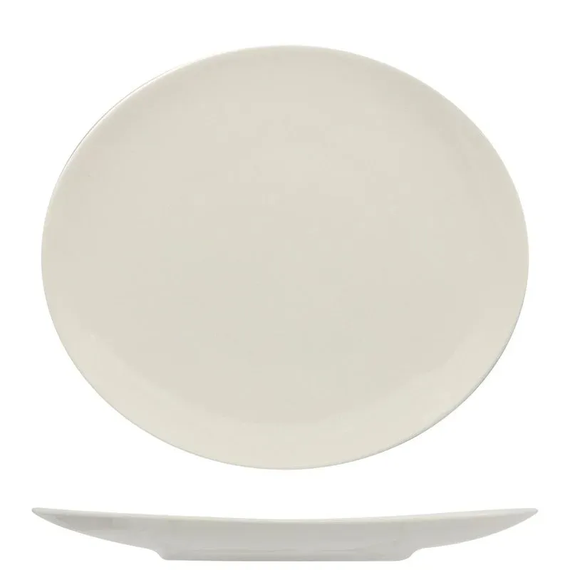 30 cm - Ariane Prime Piatto Vassoio In Porcellana - Set 6 Pz Prezzo Di Fabbrica